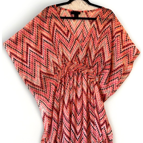 Steve Madden Women's Swimsuit Cover-up size M/L Maxi Sheer Vacation Resort-Wear‎ - Picture 4 of 7